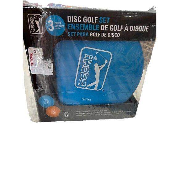 New PGA Tour 3 Disc Golf Starter Set - Driver, Mid-Range & Putter Frisbee - Picture 1 of 7